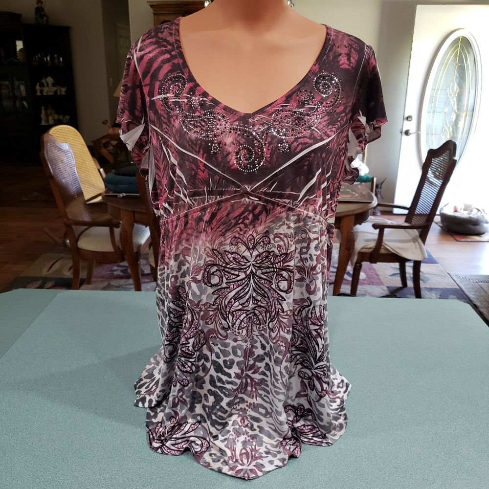 Unity World Wear Animal Print Top Y2K Sublimation Fairy